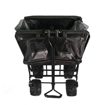 Oxford Cloth Foldable Garden Wagon Trolley Cart